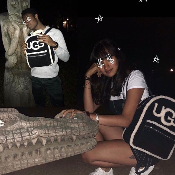 dannie sheepskin backpack